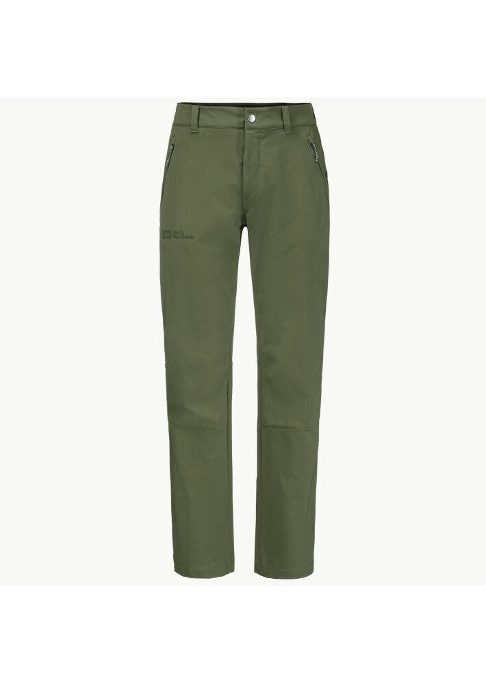 Jack Wolfskin Softshellhose Activate XT (sehr atmungsaktiv, wasser- und windabweisend) khaki/grün
