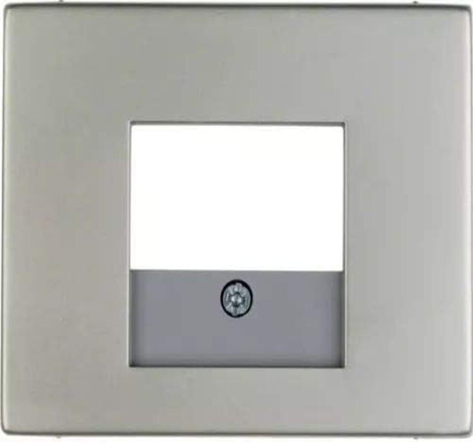 Montagezubehör Berker 10357004 Zentralstück m.TAE Ausschnitt K.5 Edelstahl Rostfrei