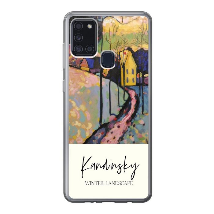 MuchoWow Handyhülle Winterlandschaft - Wassily Kandinsky Handyhülle Samsung Galaxy A21s Smartphone-Bumper Print Handy