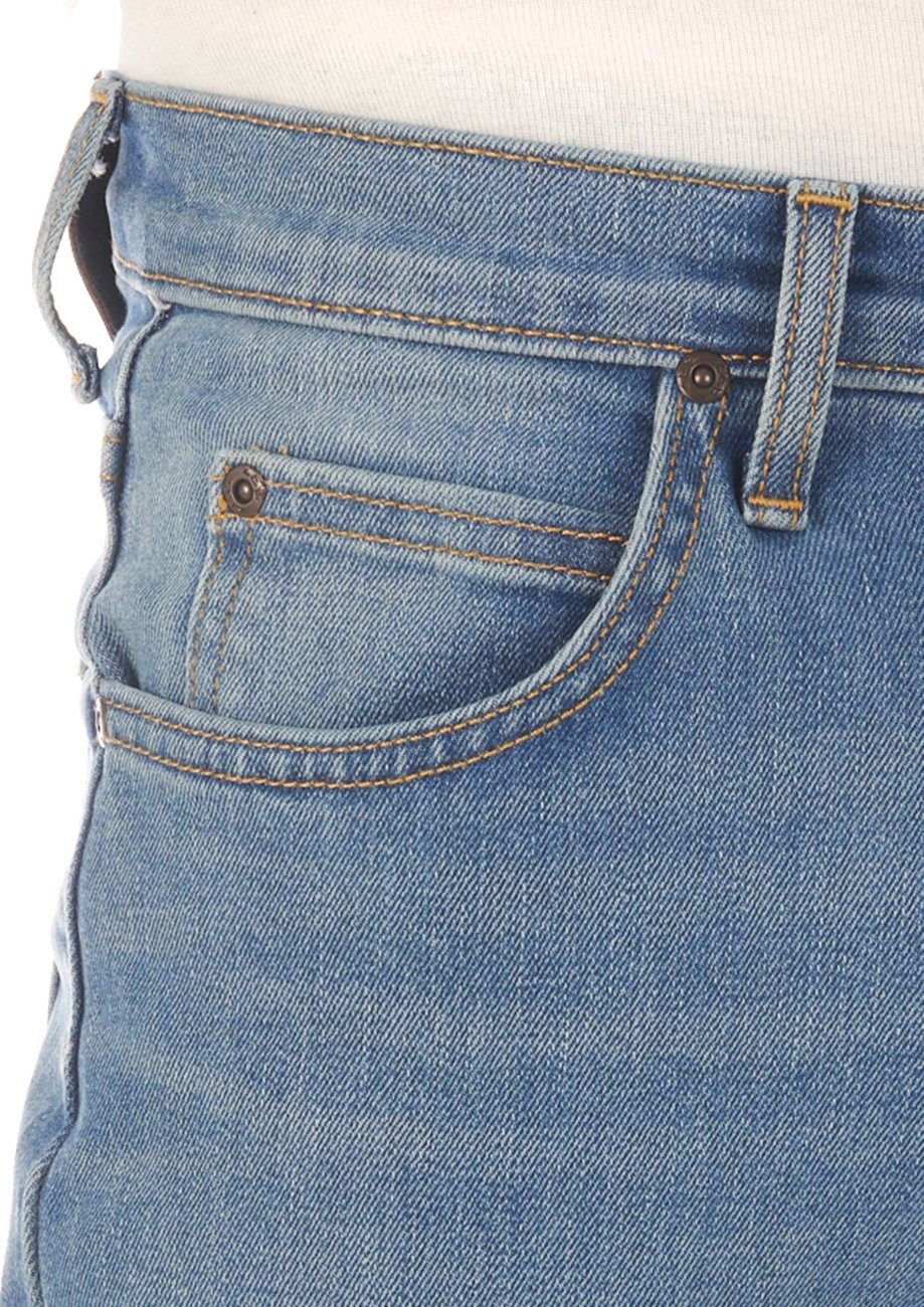 Lee® Bootcut-Jeans Herren Jeanshose (LSS1HDBZ3) Cut mit Denim Hose Used Stretch Denver Boot Fever Blue