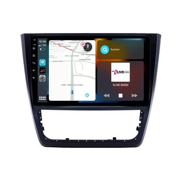 TAFFIO Für Skoda Yeti 10" Touchscreen Android Autoradio GPS CarPlay Einbau-Navigationsgerät