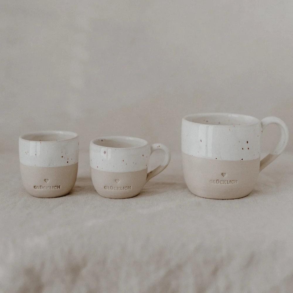 Eulenschnitt Tasse Espresso Tasse Glücklich