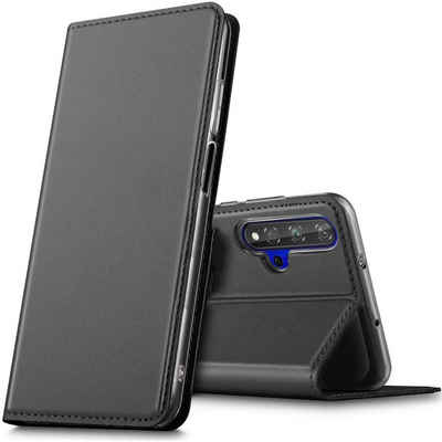 CoolGadget Handyhülle Magnet Case Handy Tasche für Huawei Nova 5T 6,26 Zoll, Hülle Klapphülle Ultra Slim Flip Cover für Nova 5T Schutzhülle