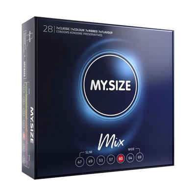 MY.SIZE Kondome MY.SIZE Mix 60 28er, 1 St., 28er Set, Dünn, Vegan