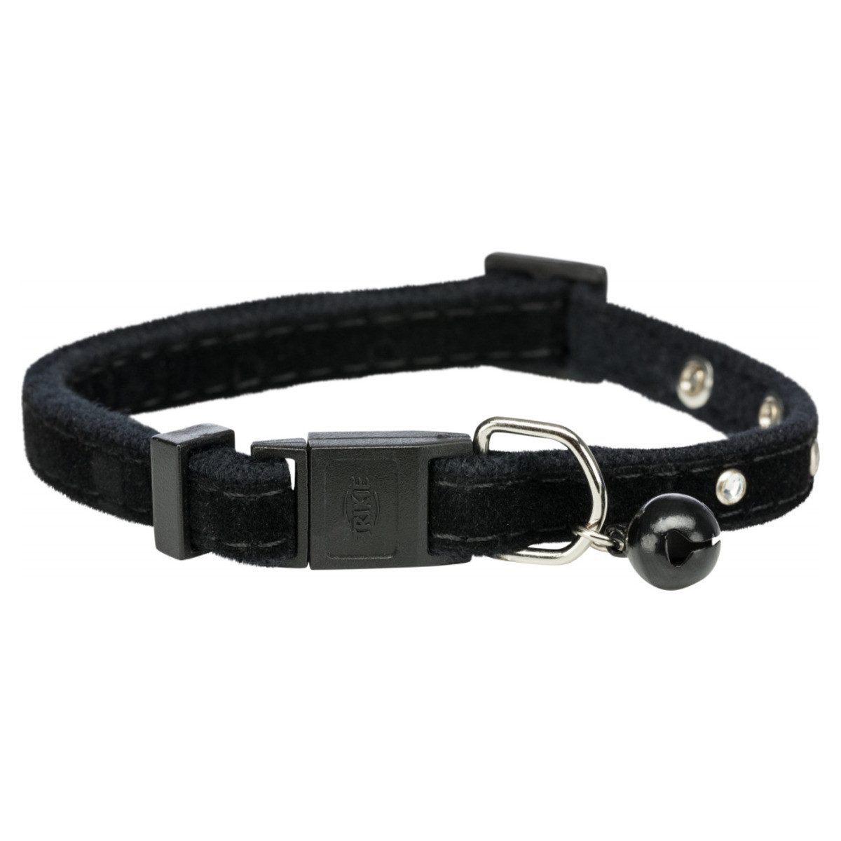 TRIXIE Katzen-Halsband Katzenhalsband mit Strassbesatz, Samt