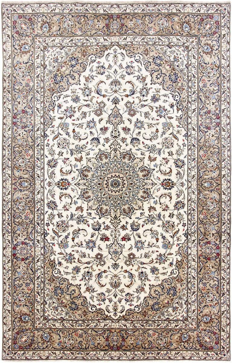 Orientteppich Keshan 201x309 Handgeknüpfter Orientteppich / Perserteppich, Nain Trading, rechteckig, Höhe: 12 mm