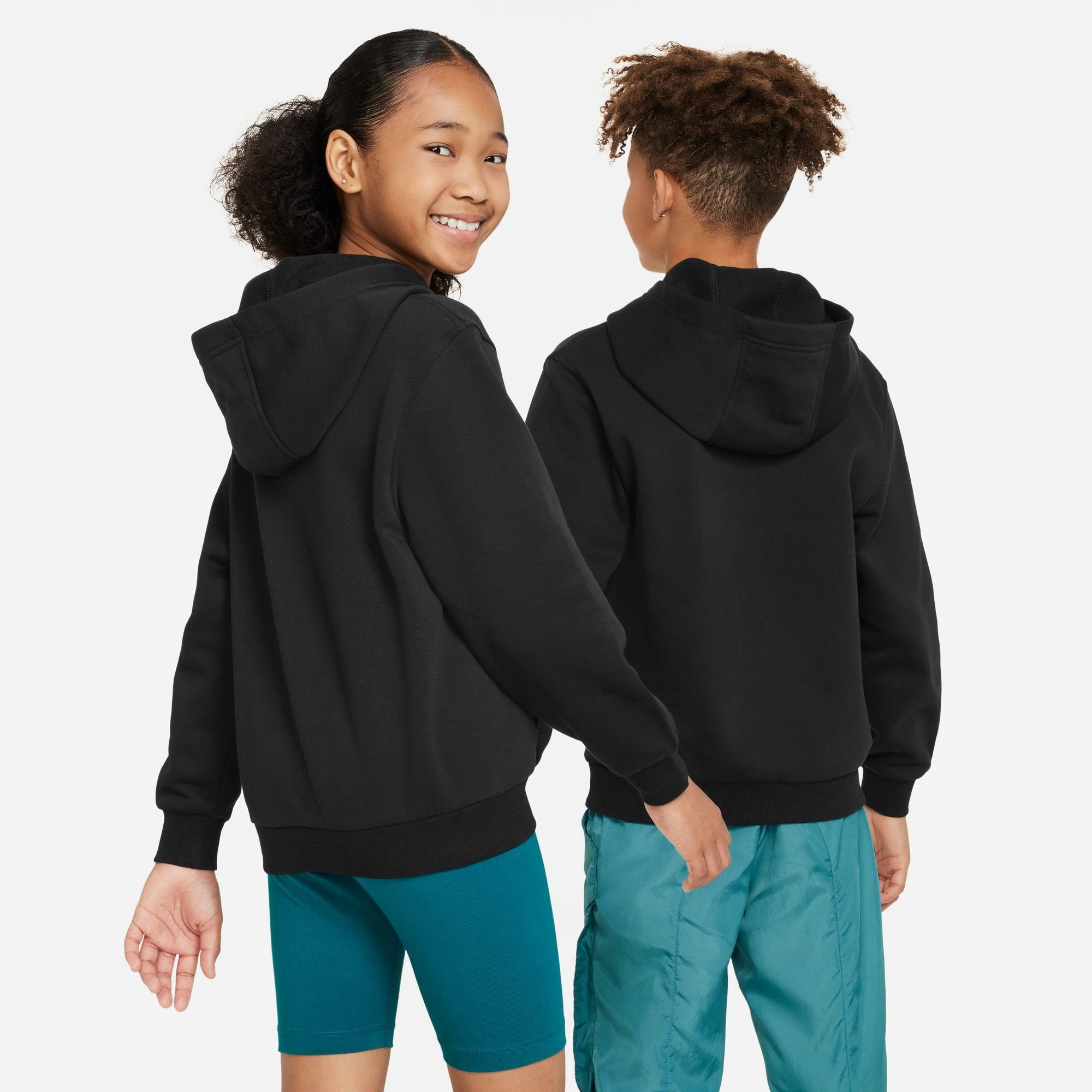 HOODIE BLACK/WHITE CLUB Sportswear KIDS' BIG Nike FLEECE Kapuzensweatshirt
