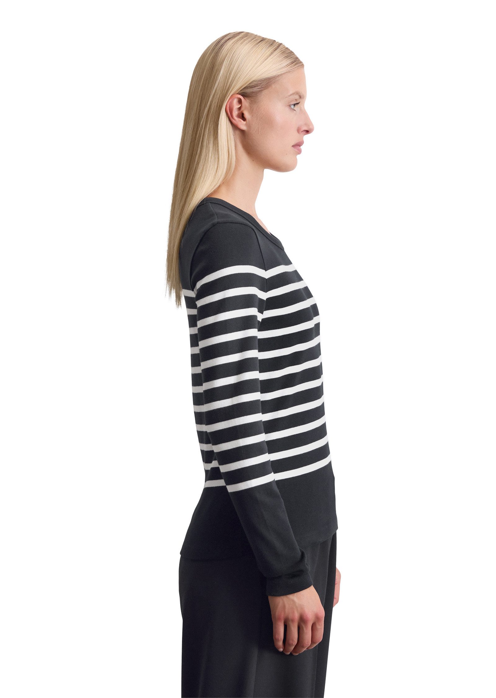 Marc O'Polo Langarmshirt aus reiner Bio-Baumwolle günstig online kaufen