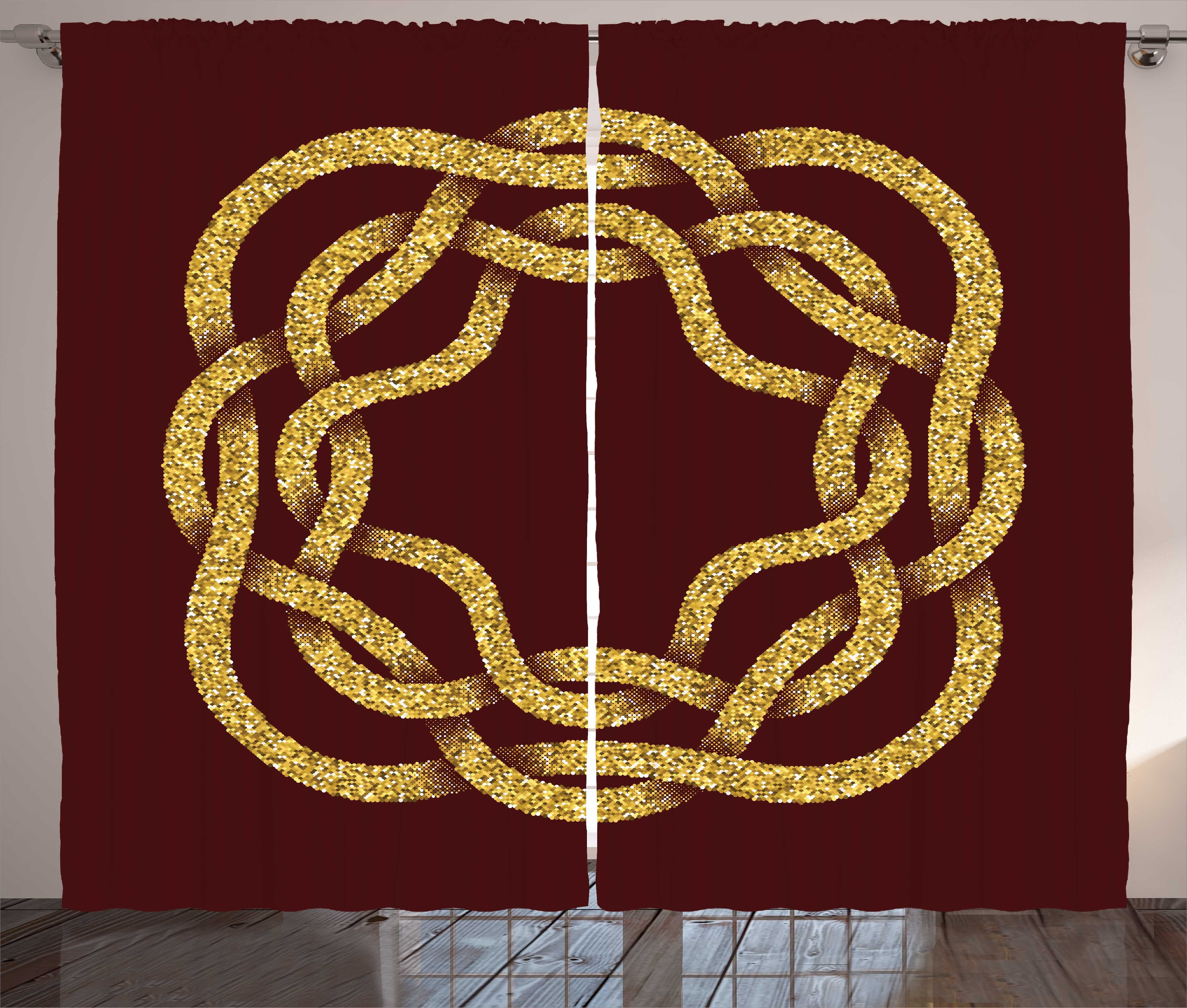 Gardine Schlafzimmer Kräuselband Braid Schlaufen und Abakuhaus, Octagonal Vorhang Knoten Haken, Keltischer mit