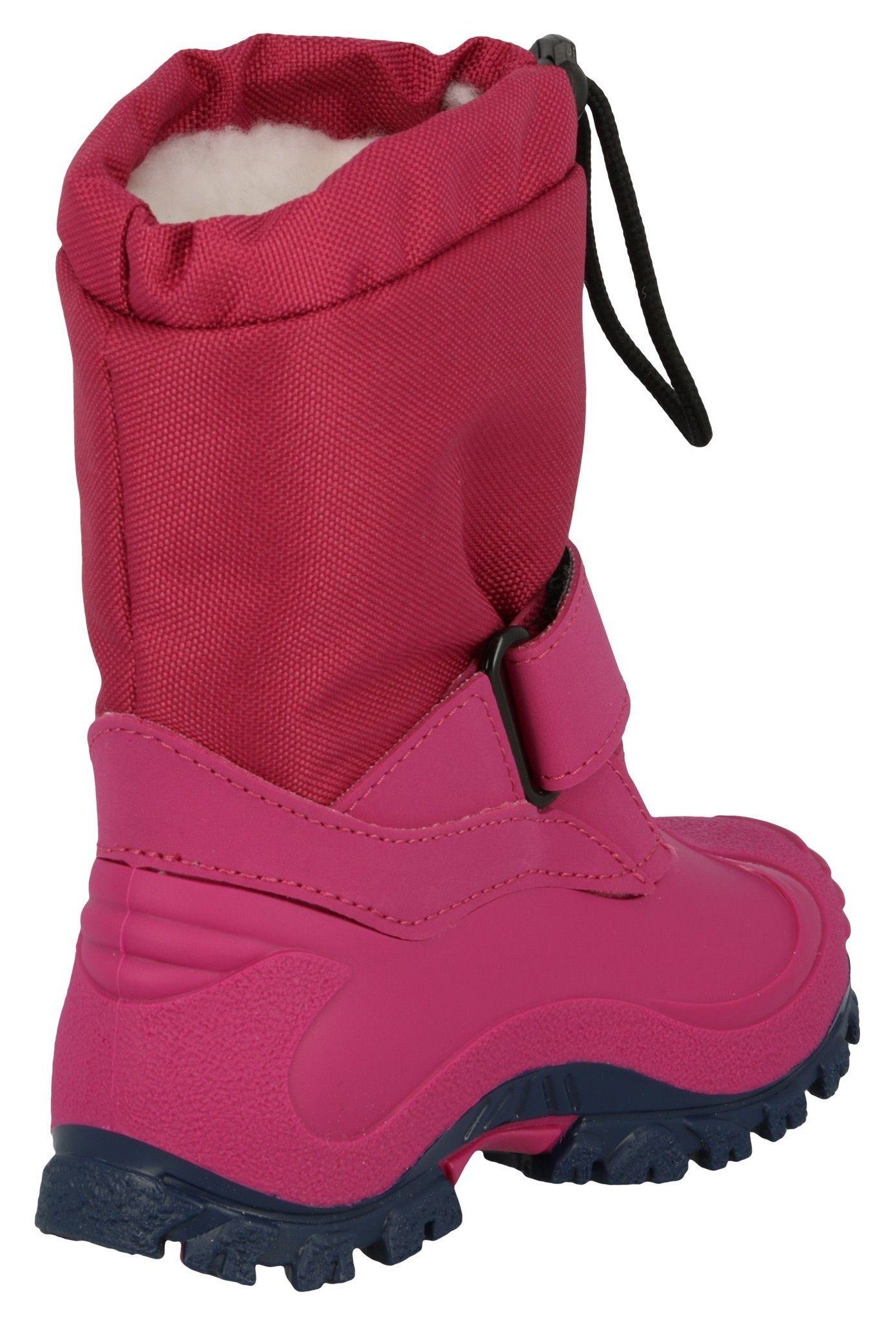 mit Zugkordel Winterstiefel Werro Lico pink Snowboots