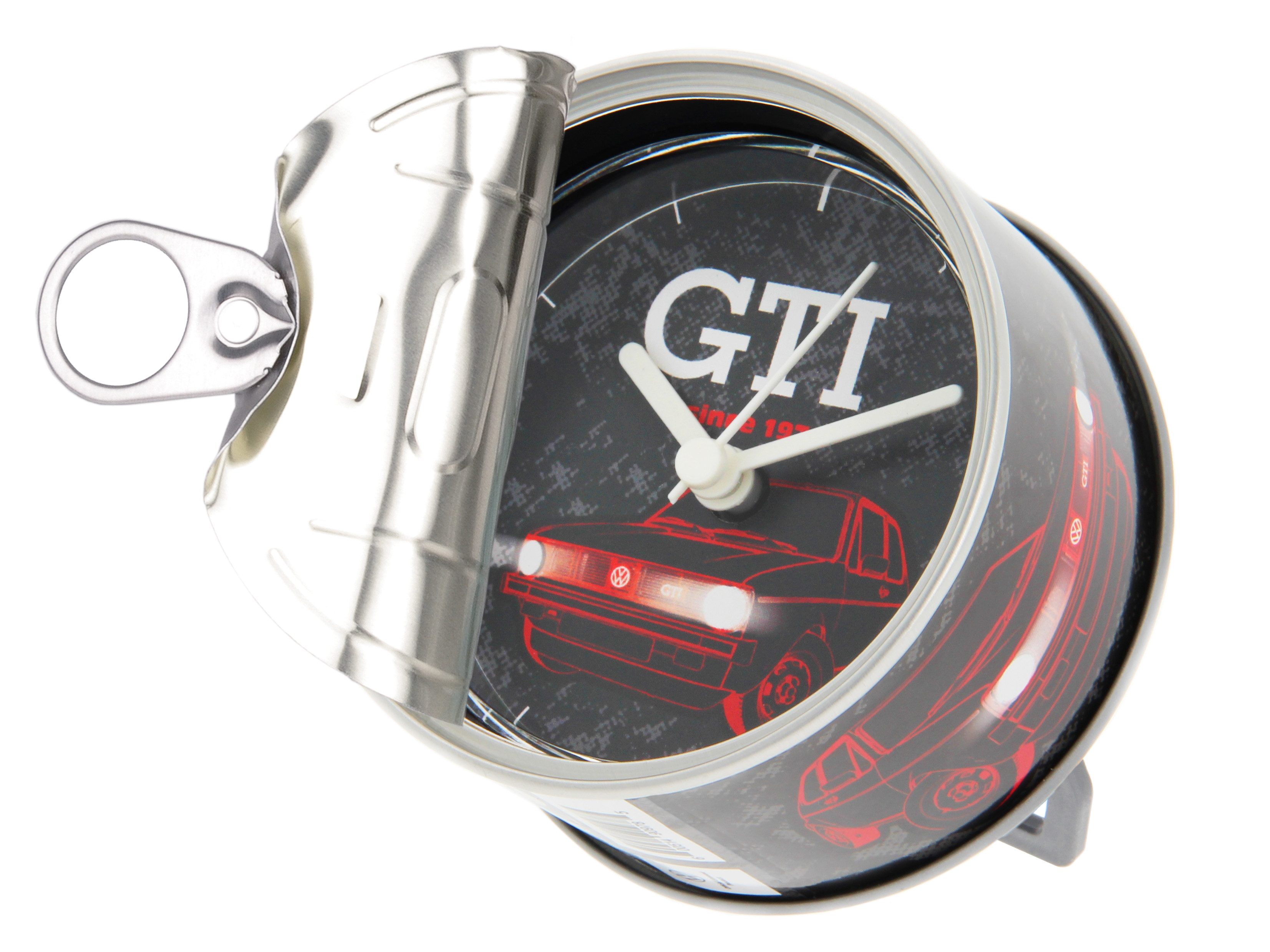 VW Collection by BRISA Tischuhr Vintage Volkswagen Uhr magnetische Uhr im GTI Design