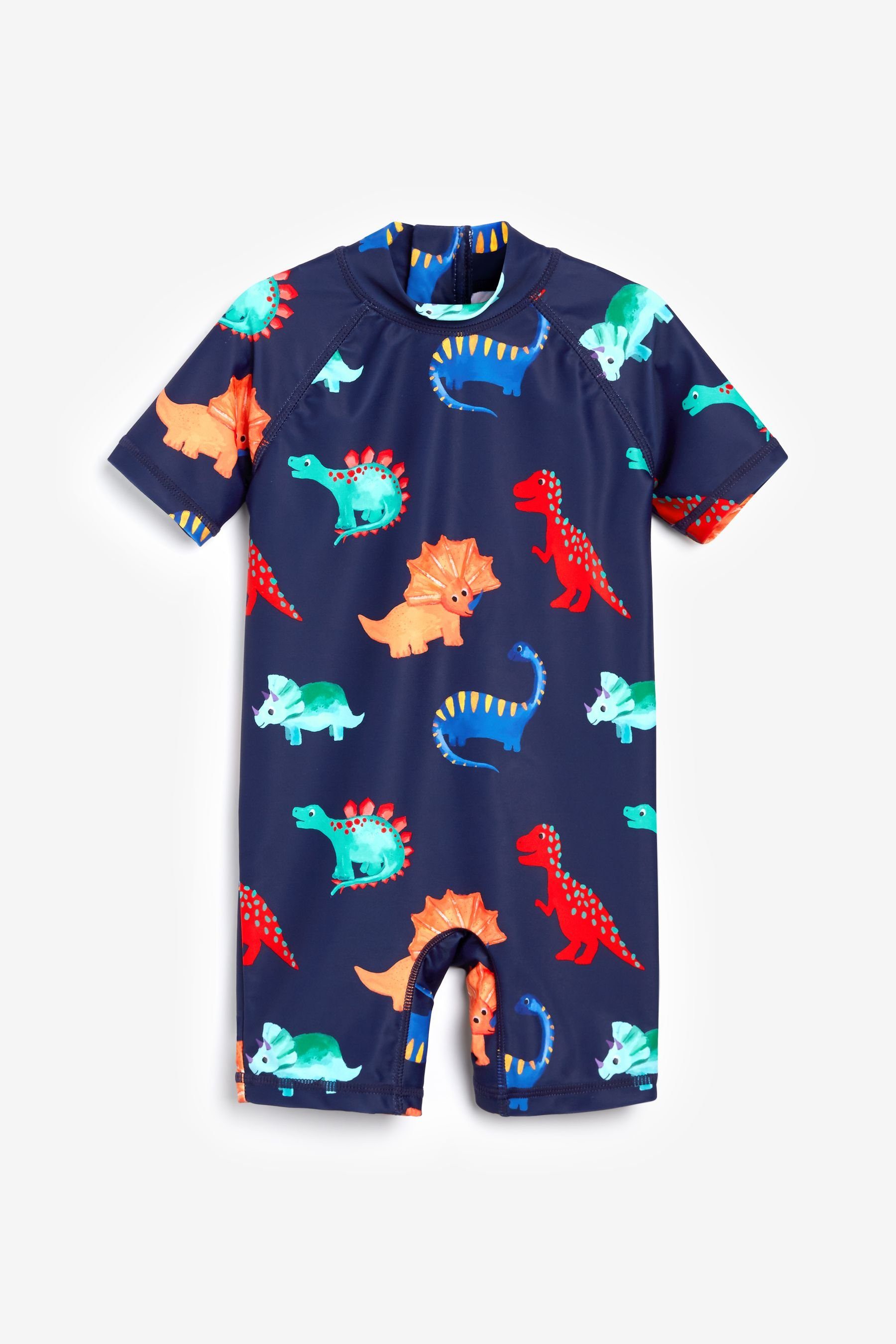 Next Badeanzug Kurzärmliger Sonnenschutz-Badeanzug Einteiler (1-St)