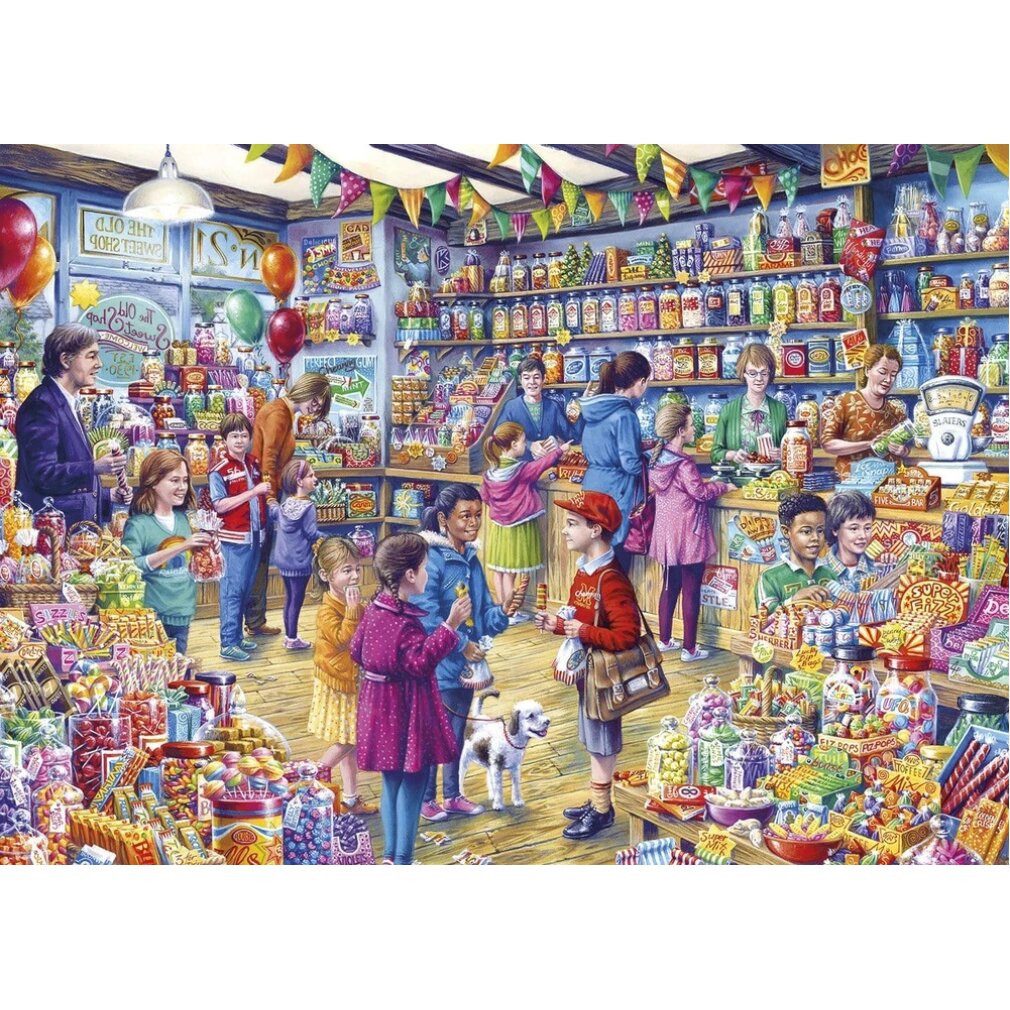 GIBSONS Puzzle Puzzle Alte Konditorei XL 500 Teile, Puzzleteile