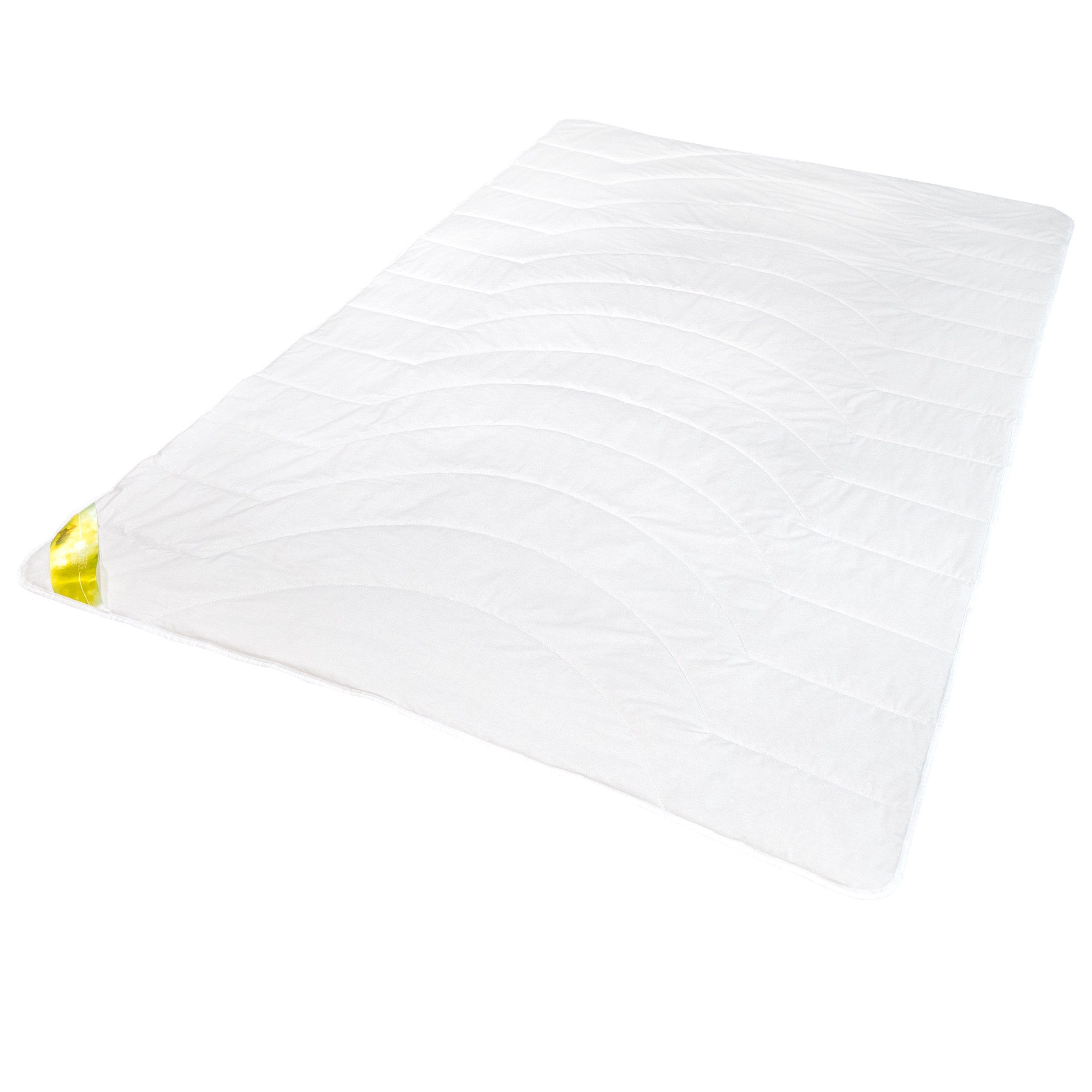 sense of nature Naturfaserbettdecke Wildseide, Füllung: 100% Seide, Bezug: 100% Baumwolle, Sommerbettdecke aus natürlichem Material