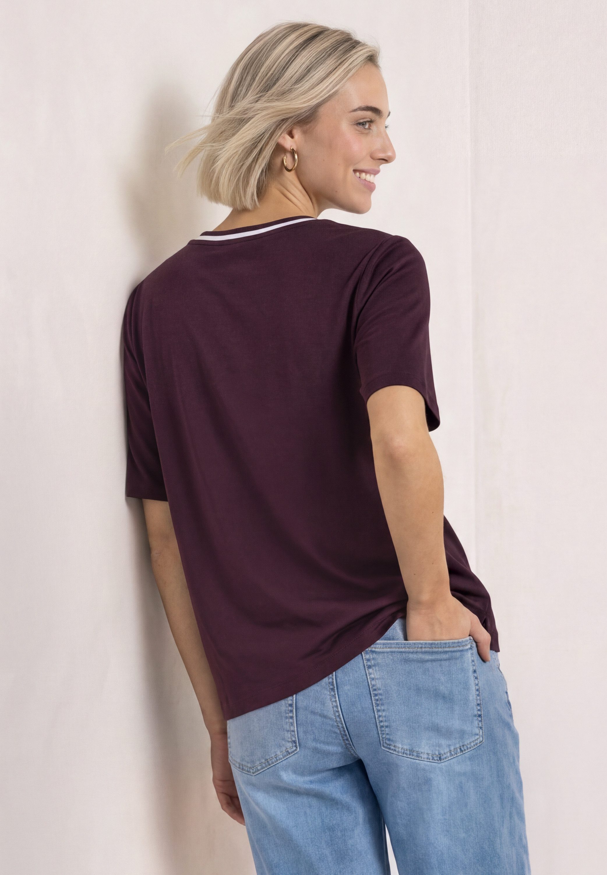 STREET ONE T-Shirt mit Rundhalsausschnitt – Bild 2 von 5
