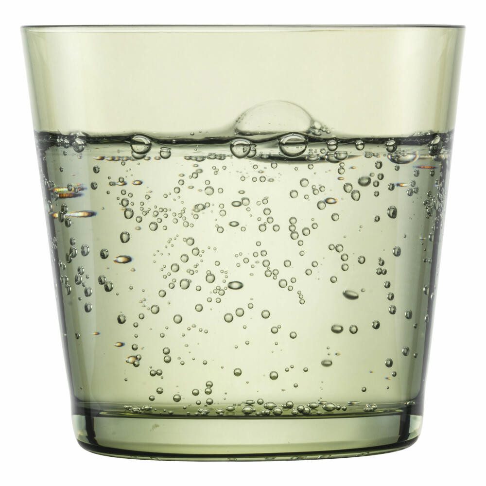 Zwiesel Glas Glas Wasserglas Together Olive, 4-tlg., Glas, Made in Germany