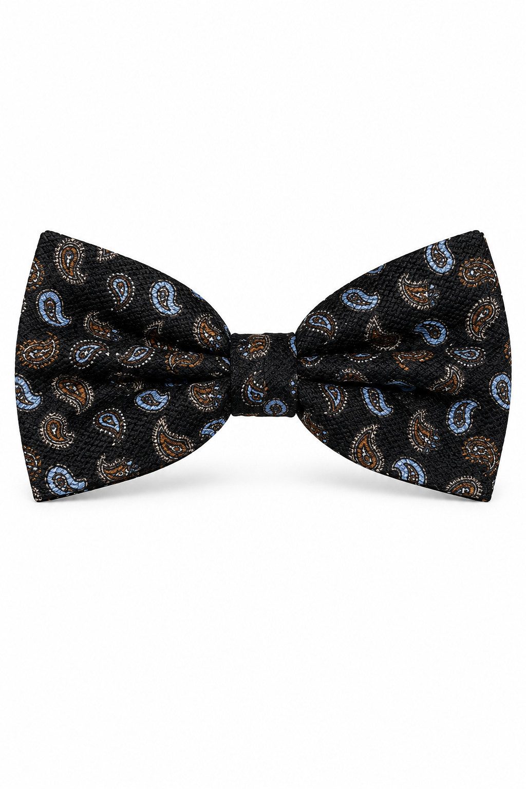 Prince Bowtie Fliege - Fliege Griffbox - Seidenfliege mit Paisley Muster