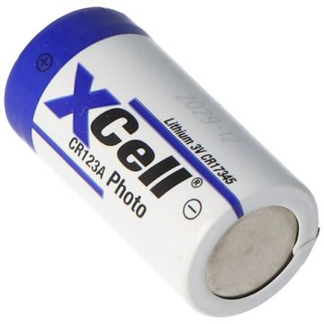 XCell XCell Photobatterie CR123A Lithium Batterie 3 Volt max. 1550mAh, 34,5 Fotobatterie, (3,0 V)