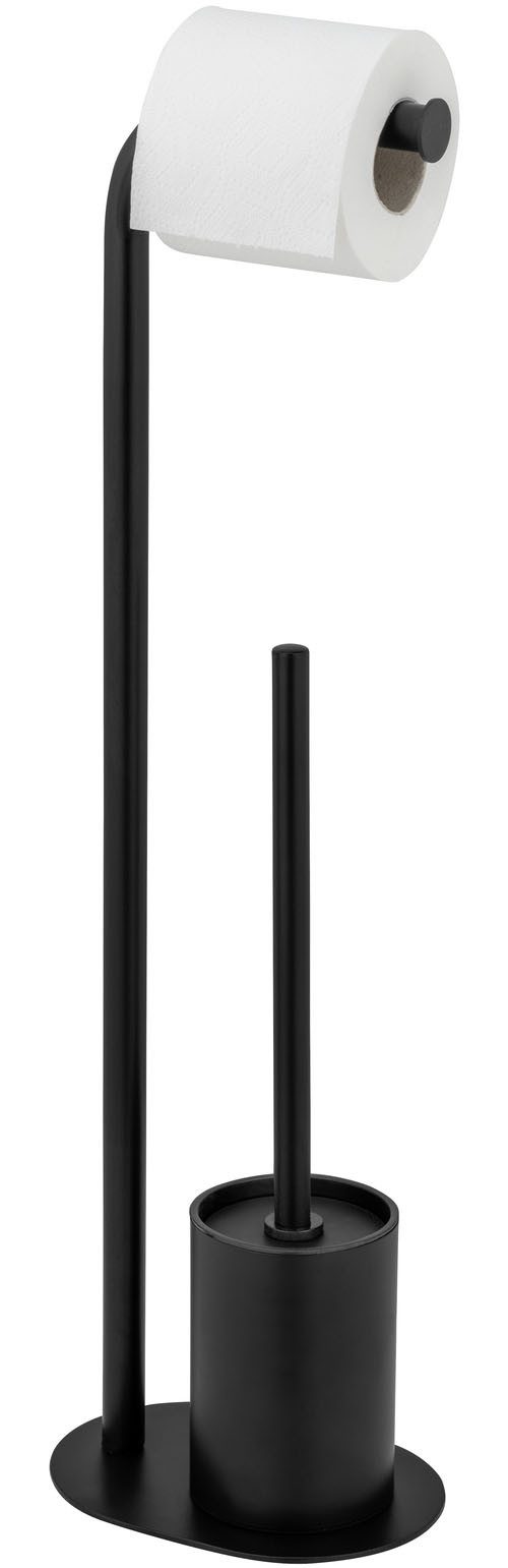 WENKO WC-Garnitur Levante, Stand WC-Garnitur, freistehend, mit Rollenhalter günstig online kaufen