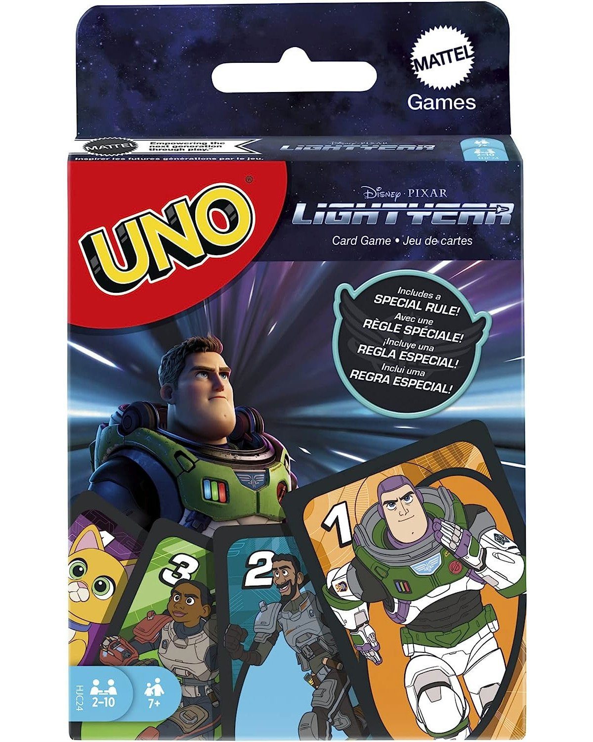 Mattel® Spiel UNO - Disney Pixar Lightyear, Kartenspiel
