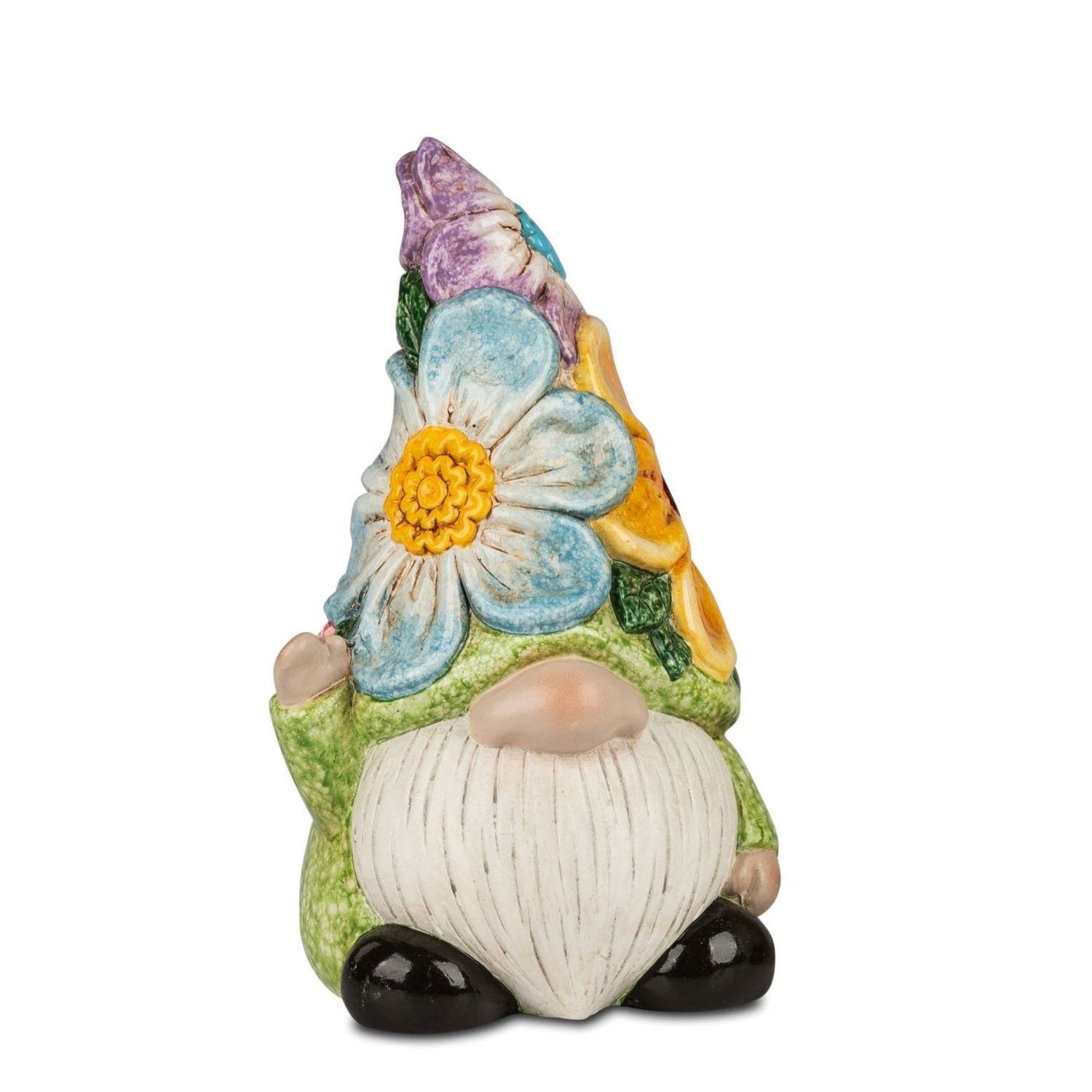 formano Dekofigur Flower Power, Höhe: 20cm, Farbe: Mehrfarbig, Motiv: Zwerg