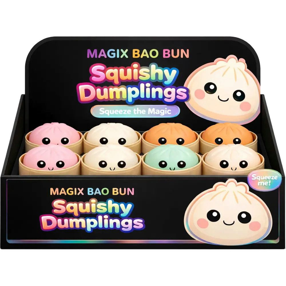 Triton-X Spiel MagiX Bao Bun Squishy Dumpling 8,5 cm – 1 aus 5 Designs