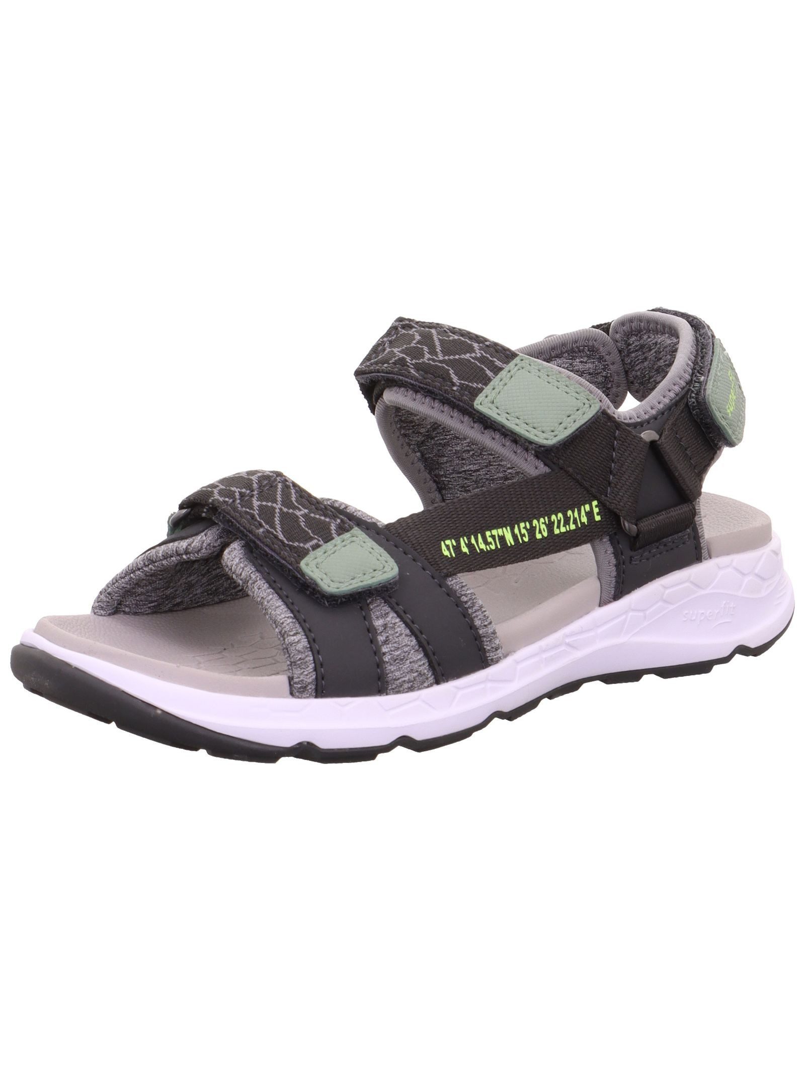 Sandalen Lederimitat/Textil . Riemchensandale