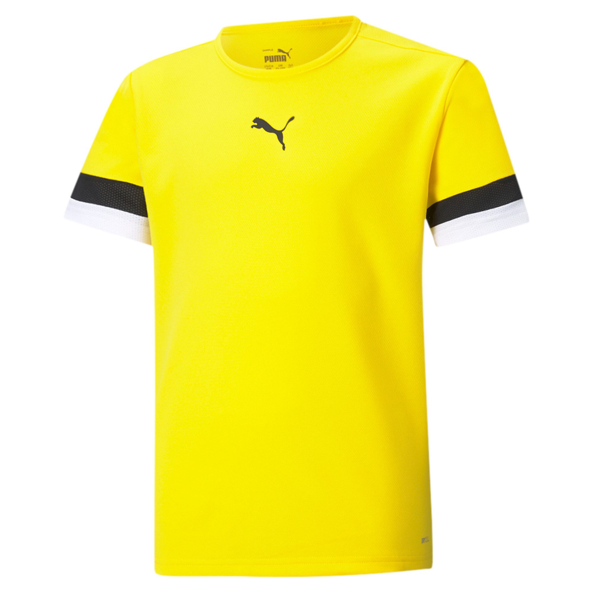 PUMA Fußballtrikot TEAMRISE JERSEY JR Fußball, Kurzarm, mit Rundhalsausschnitt, mit DryCELL Technologie