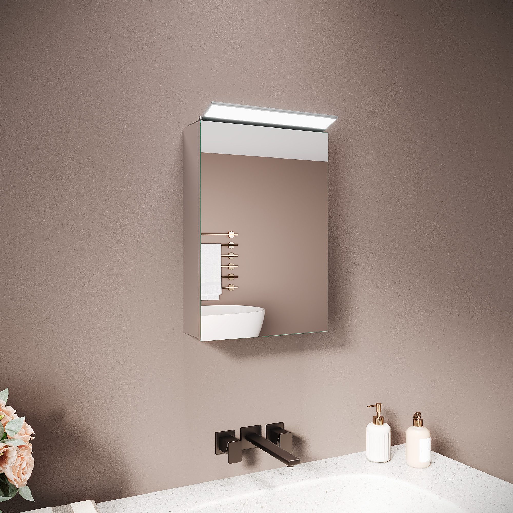 SONNI Spiegelschrank Spiegelschrank Badezimmerschrank 36×52cm Bestseller mi günstig online kaufen