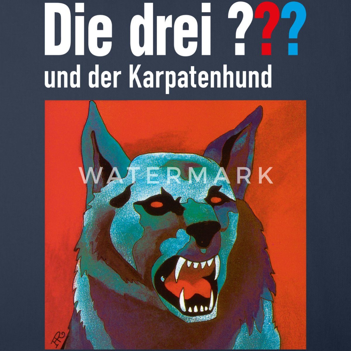 Spreadshirt Kissenbezug Die Drei Fragezeichen Und günstig online kaufen