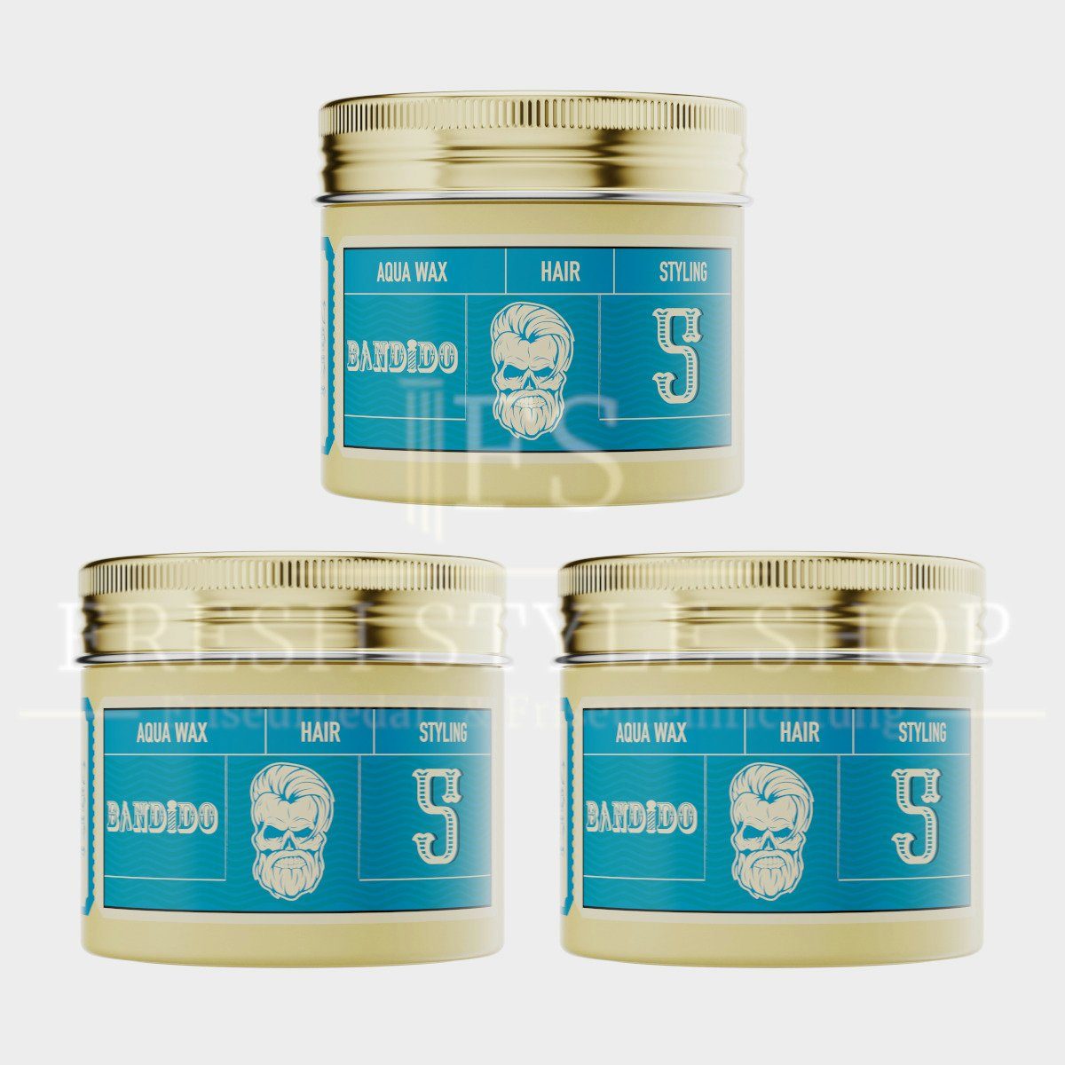 Haarwachs 3x Bandido Haarwachs Hair Wax 125ml (Verschiedene Sorten)