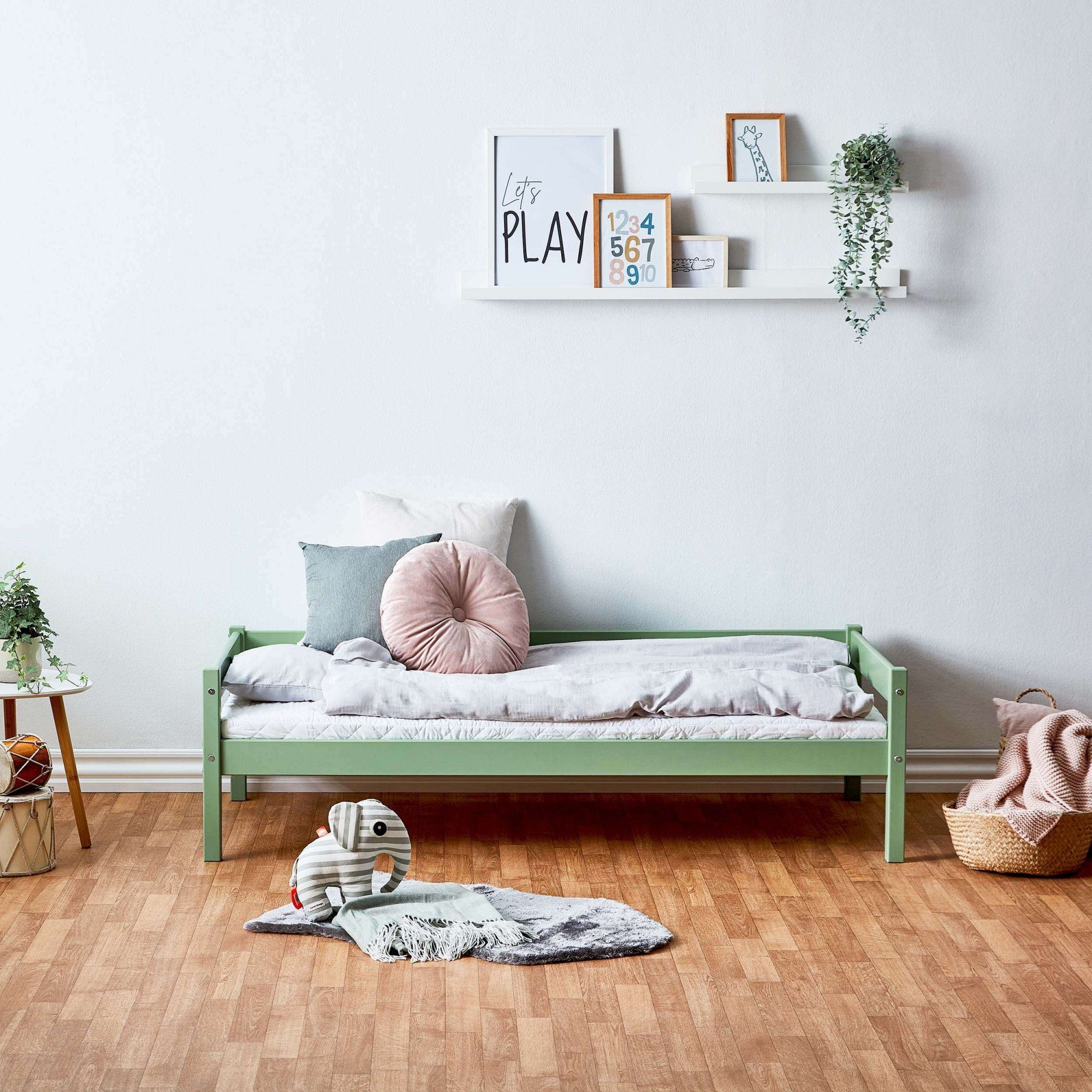 Lüttenhütt Kinderbett ECO One, Einzelbett, skandinavisches günstig online kaufen