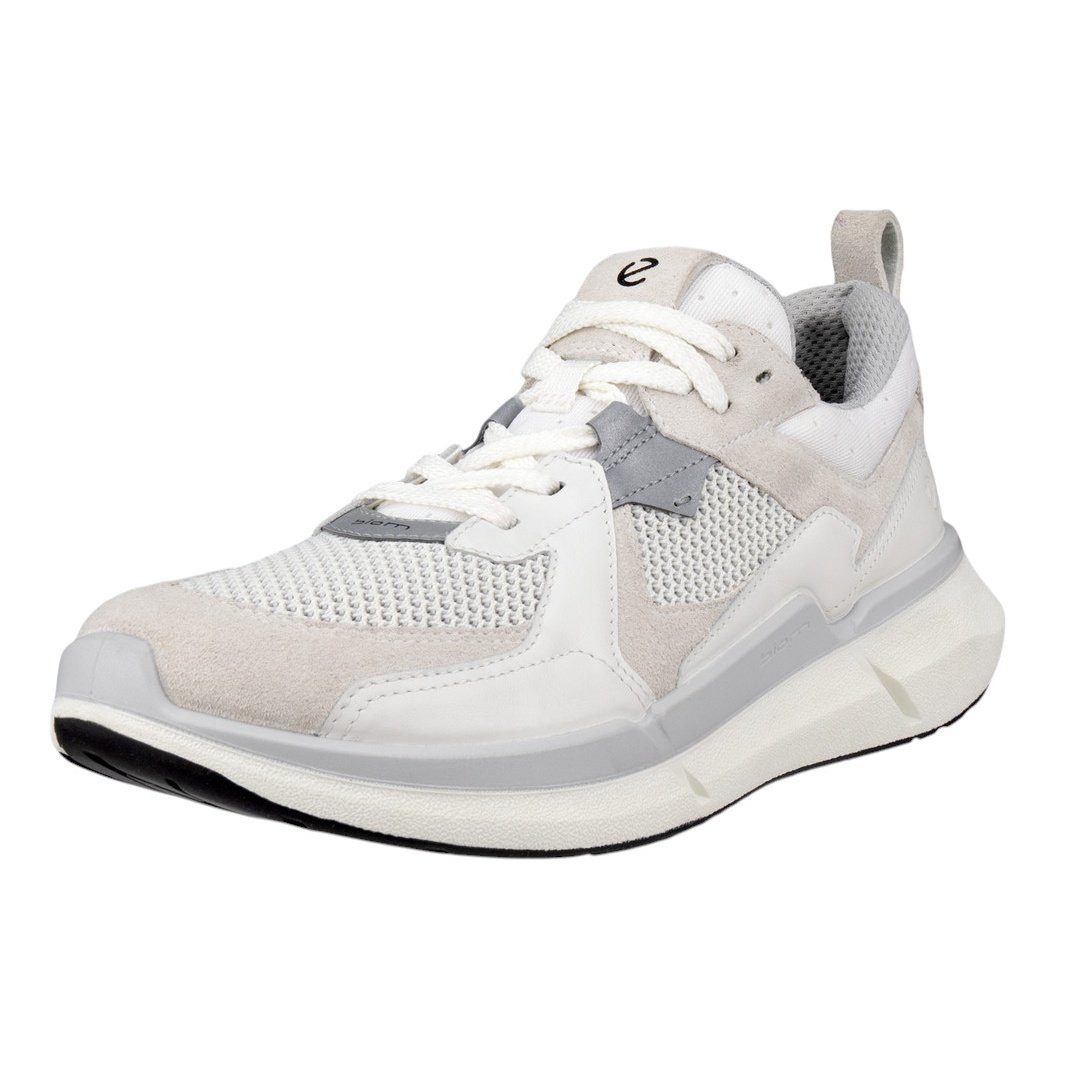 Ecco Biom 2.2 (ECCO Leder) weiss/beige Damen Sneaker