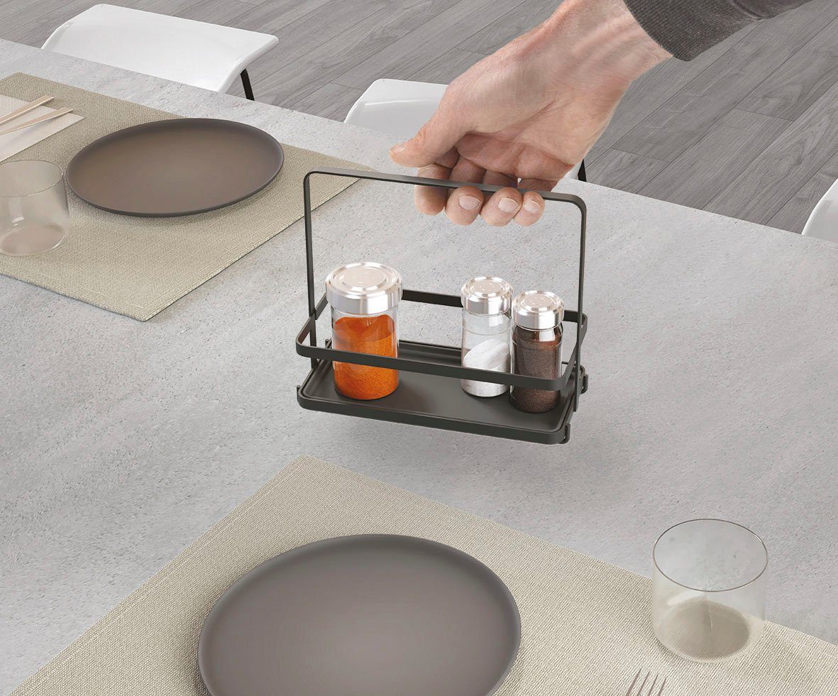 Metaltex Menage Tokyo Lava, (1-tlg), mit exclusiver TouchTherm® Beschichtung