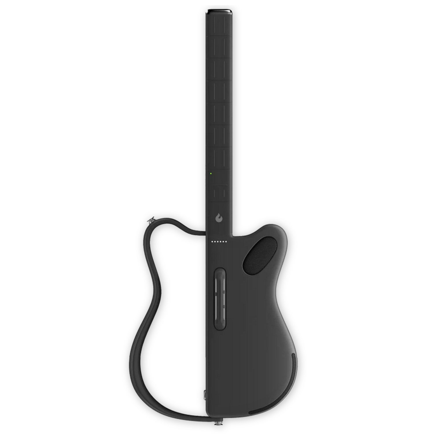 Lava Music Westerngitarre Lava Music Gitarre Genie Smart-Gitarre Schwarz, Smart-Gitarre mit Touch-Griffbrett, 6.35 mm Klinke, 3.5 mm Klinke, USB Type-C, 1-St., Smart-Gitarre