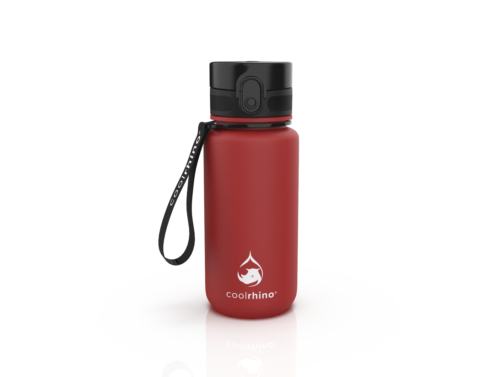 coolrhino Trinkflasche rhinoSport Tritan Sportflasche 350 ml, 650 ml, 1 liter, 1,5 l, Wasserflasche auslaufsicher für Sport, Outdoor, Schule und Fahrrad