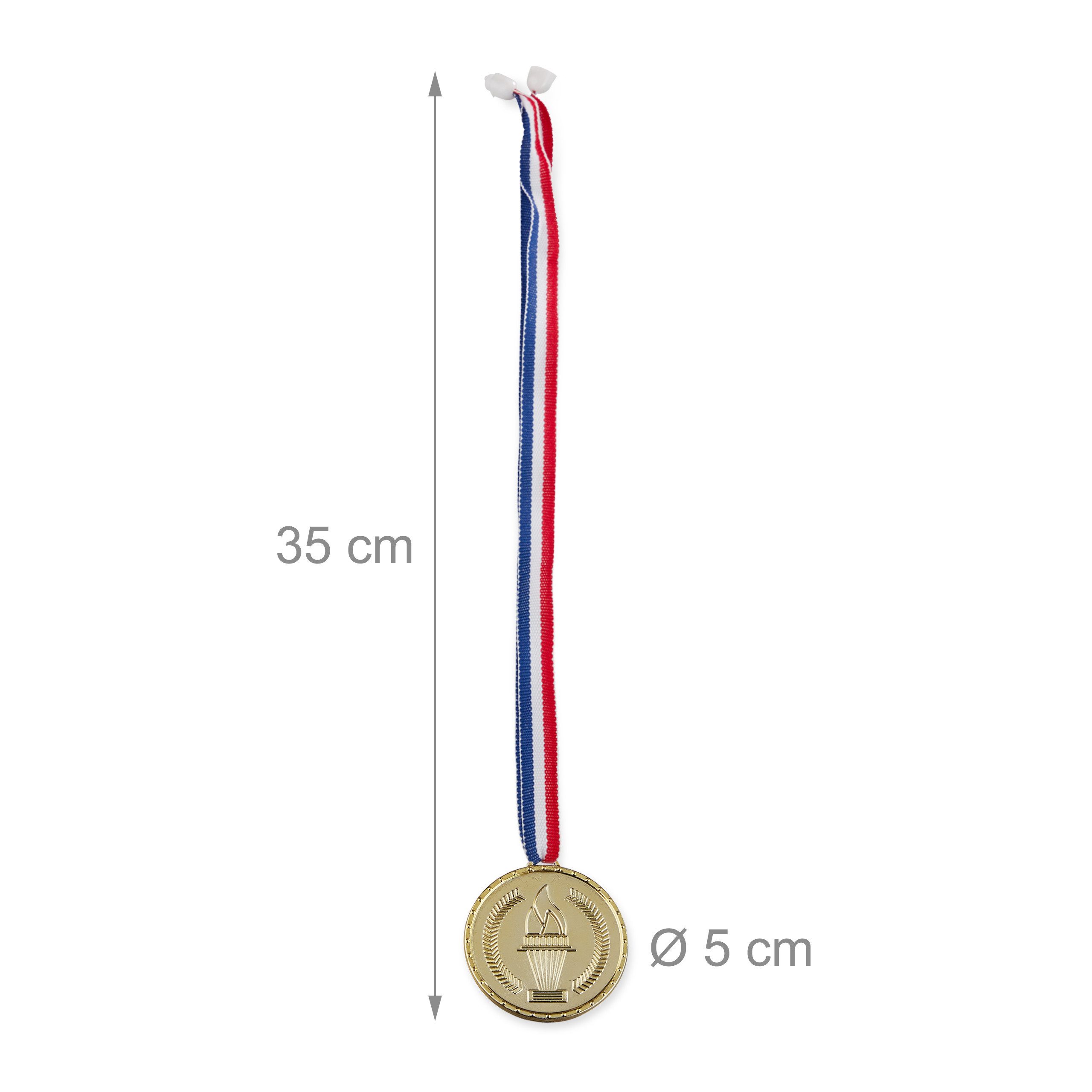 relaxdays Dekoobjekt 120 x Goldmedaille Kinder (12 St) – Bild 4 von 5