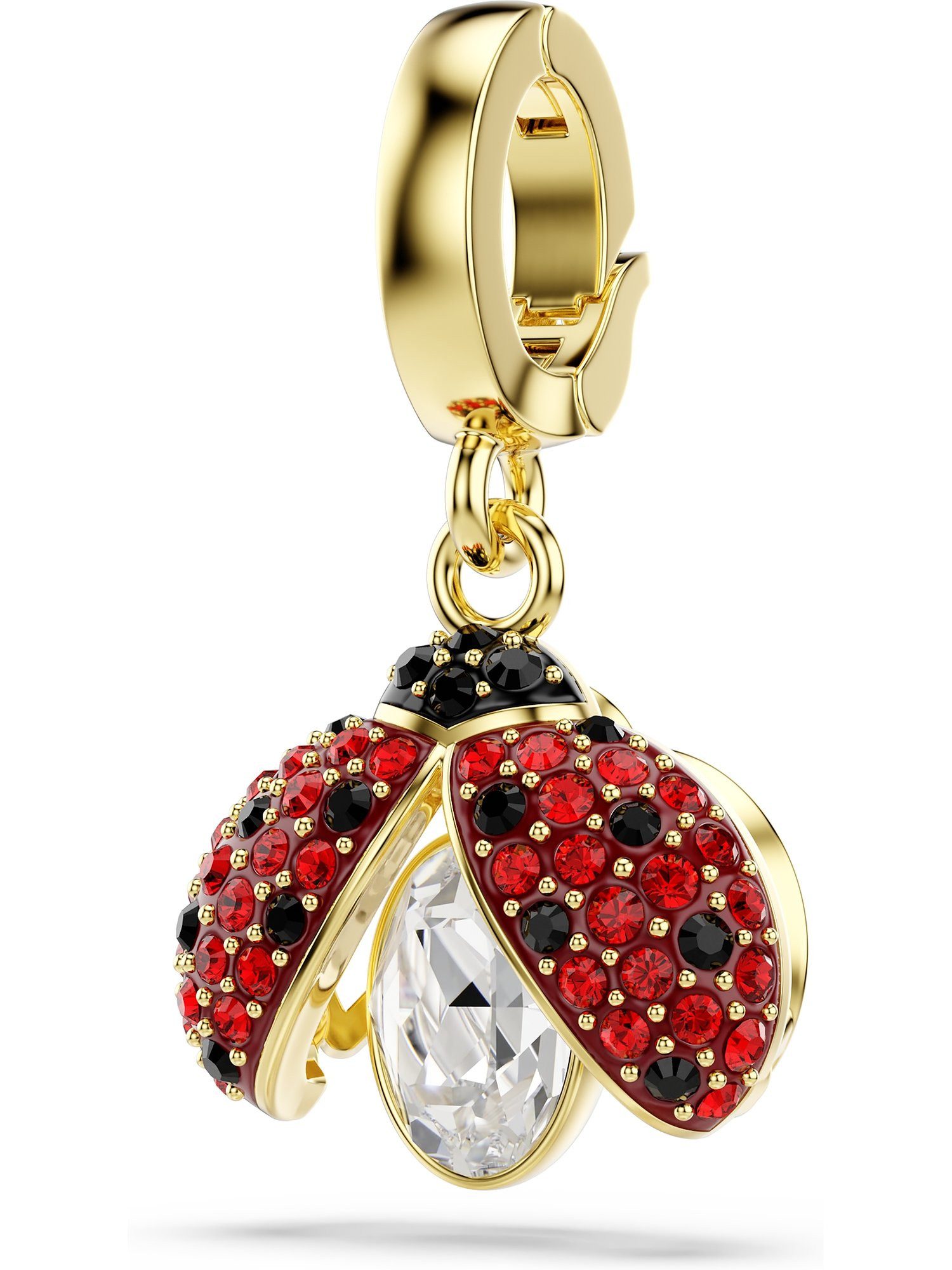 Swarovski Kettenanhänger Swarovski Damen-Charm Metall 1 Swarovski-Kristall