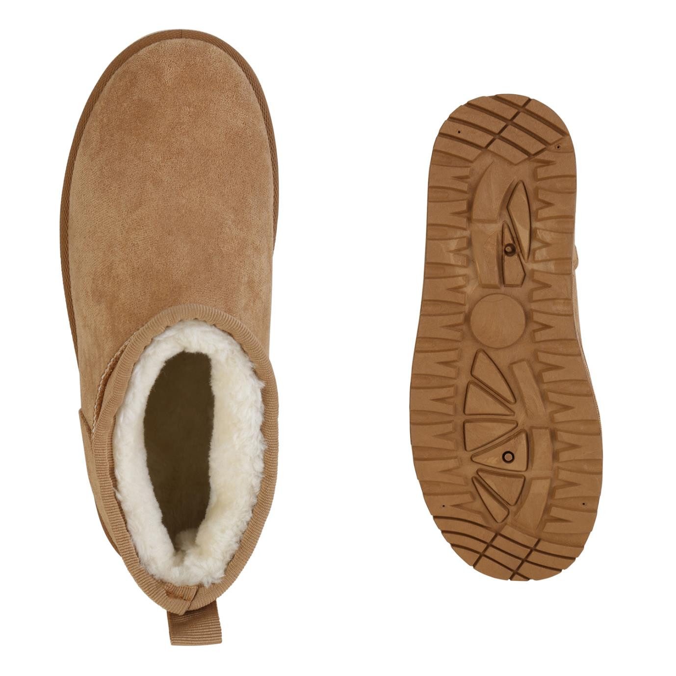 VAN HILL 841362 Winterstiefelette Damen Warm Gefüttert Winter Boots Stiefel günstig online kaufen