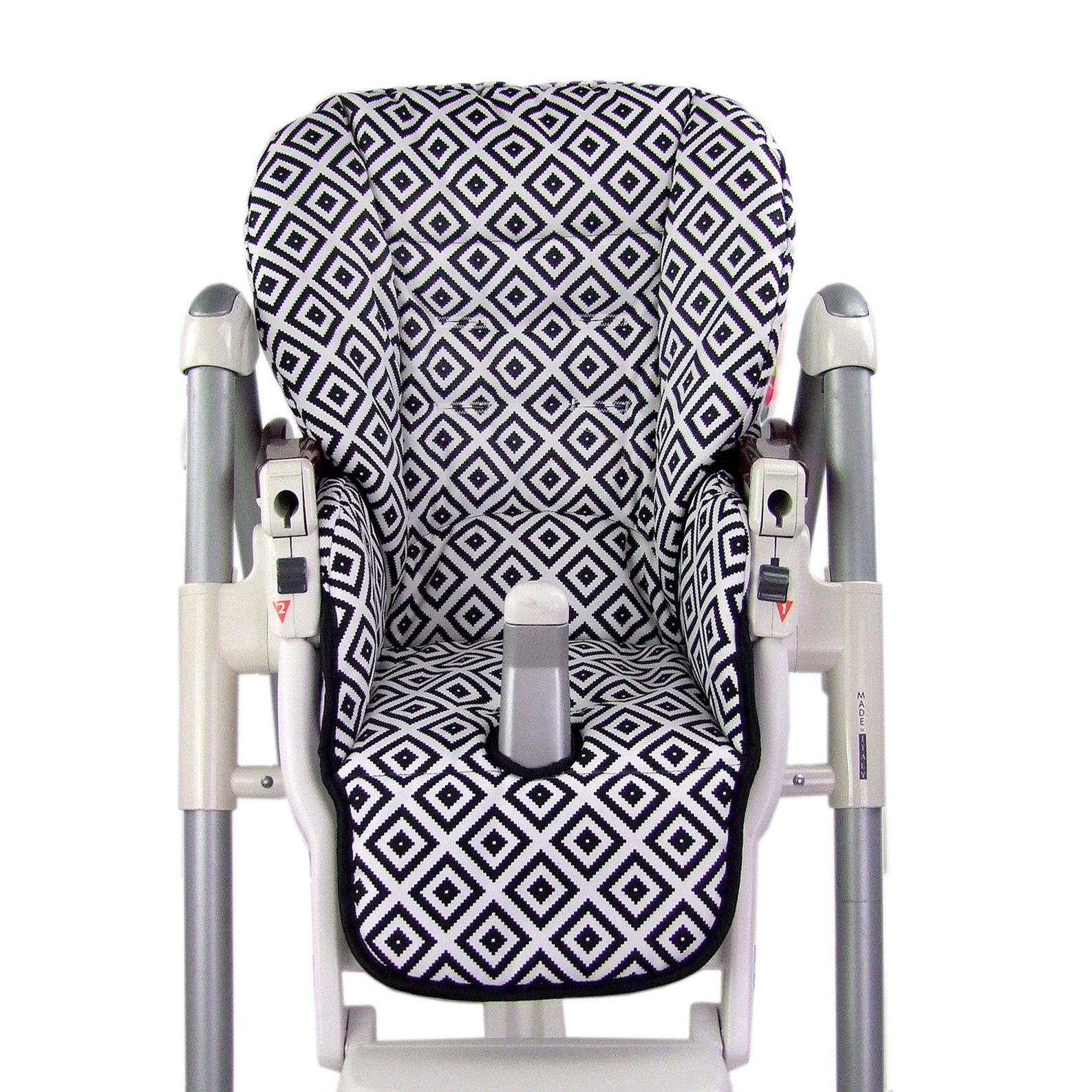 BambiniWelt by Rafael K. Hochstuhlauflage Ersatzbezug Sitzkissen kompatibel mit PEG PEREGO Prima Pappa Diner, für Kinderhochstuhl