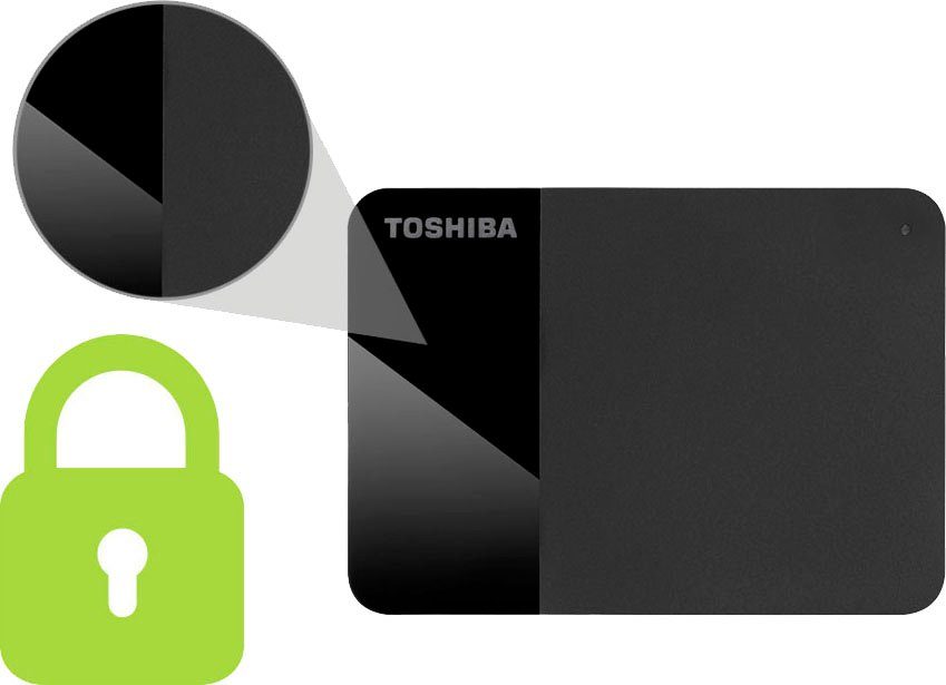 Toshiba Canvio Ready externe HDD-Festplatte (4 TB) 2,5\