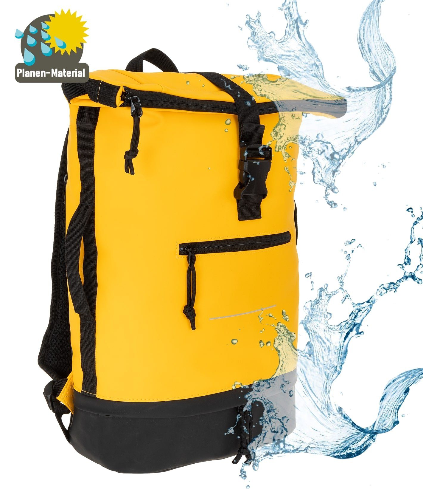 ELEPHANT Freizeitrucksack Time Bag aus Plane mit Bodenfach, Rucksack Laptop günstig online kaufen