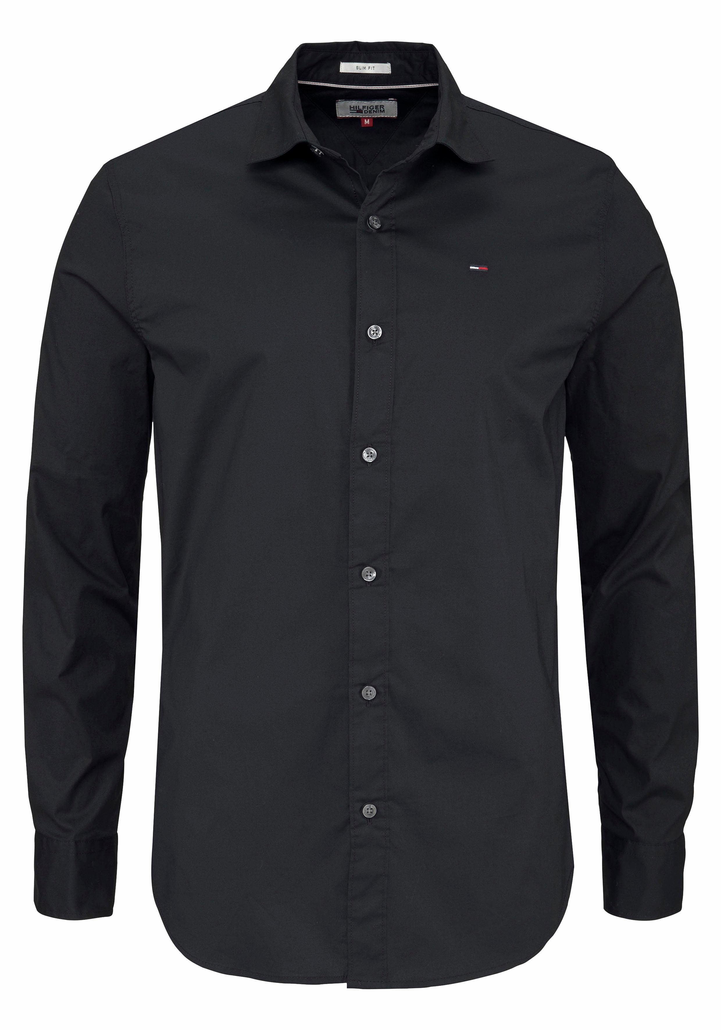 Tommy Jeans Langarmhemd Sabim Stretch Shirt Stretch Hemd, Premium, Slim Fit, mit Elasthan – Bild 5 von 5