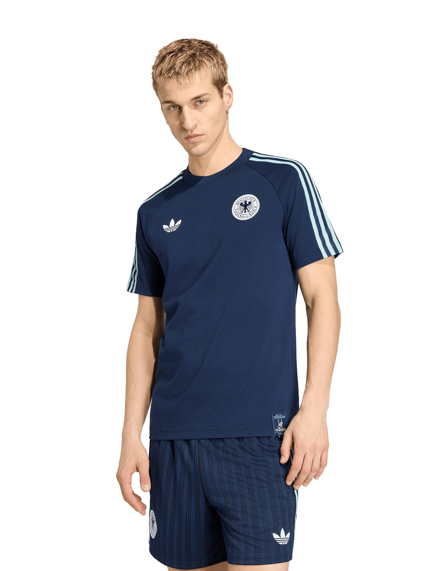 adidas Performance T-Shirt FC Bayern München, T-Shirt Originals DFB, Herren, Navy