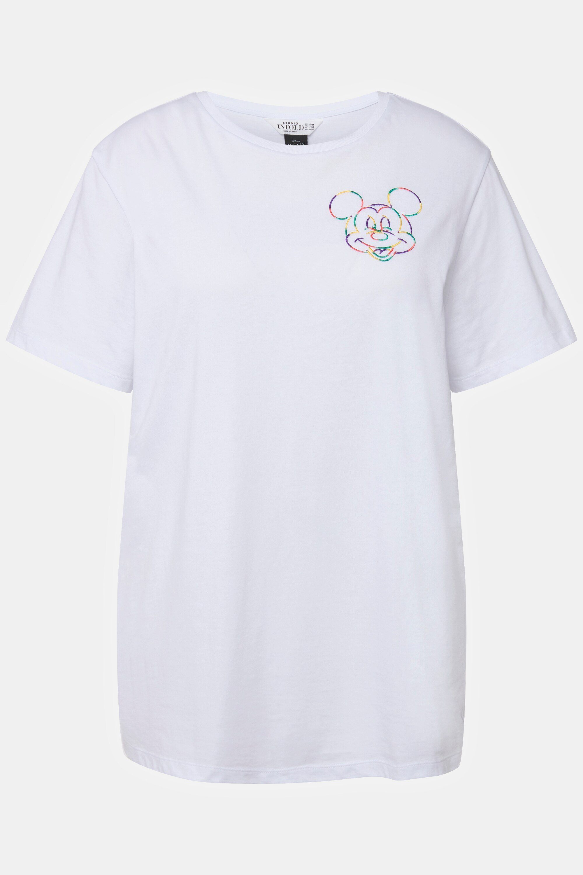 Mickey Rundhalsshirt Untold Mouse Studio T-Shirt Rundhals Stickerei oversized