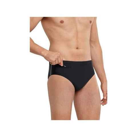 Schiesser Badehose schwarz regular (1-St)