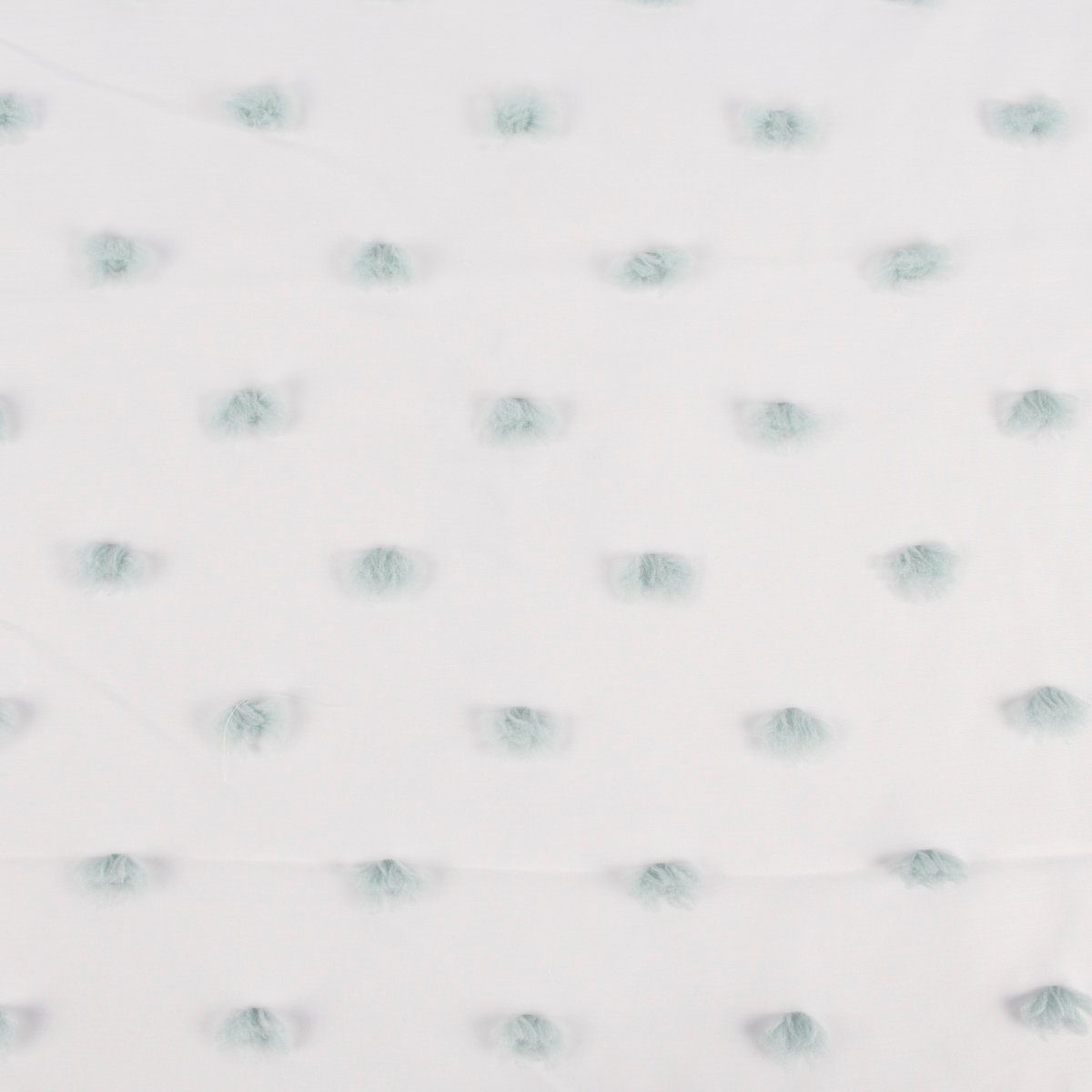Pom bestickt (1 Puscheln St), mint Rasch Textil Pom 3m, Meterware halbtransparent, Kunstfaser, Bambino Stores weiß