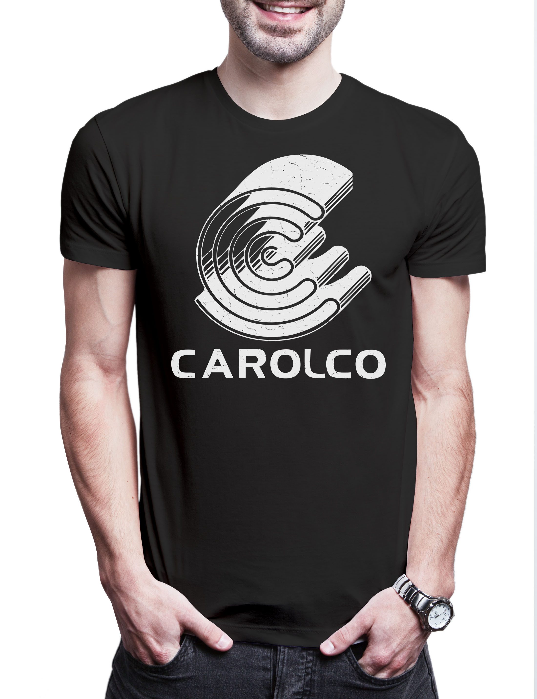 Print-Shirt Carolco Herren T-Shirt Pictures Logo Film Movie Production Defunct