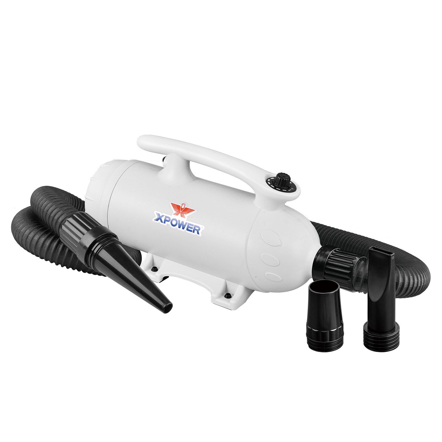 XPOWER Hundeschermaschine Professioneller kommerzieller Hundepflege-Trockner für Haustiere, Professional Dog Grooming Force Air Pet Dryer, 3 Fuß langes Stromkabel, konzipiert als umwickelbares Geschirr