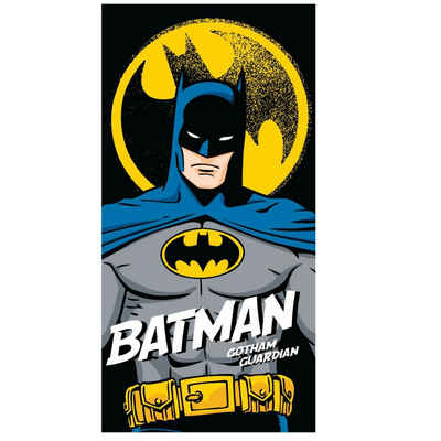 DC Comics Strandtuch Batman Jungen Badetuch, Mikrofaser, Gr. 70x140 cm